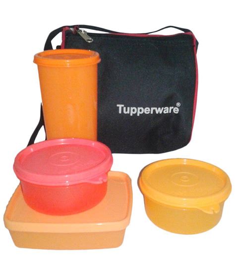 tupperware steel lunch box with bag|tupperware lunch n things container.